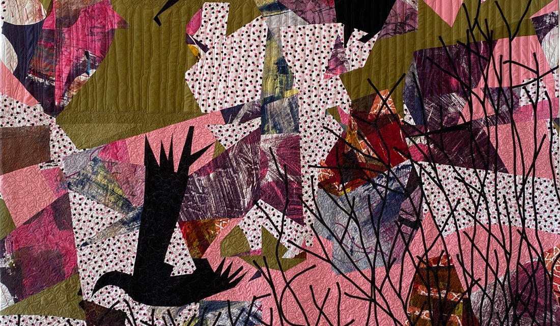 JOE CUNNINGHAM AT THE FESTIVAL OF QUILTS