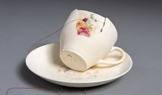 Stitching ceramics