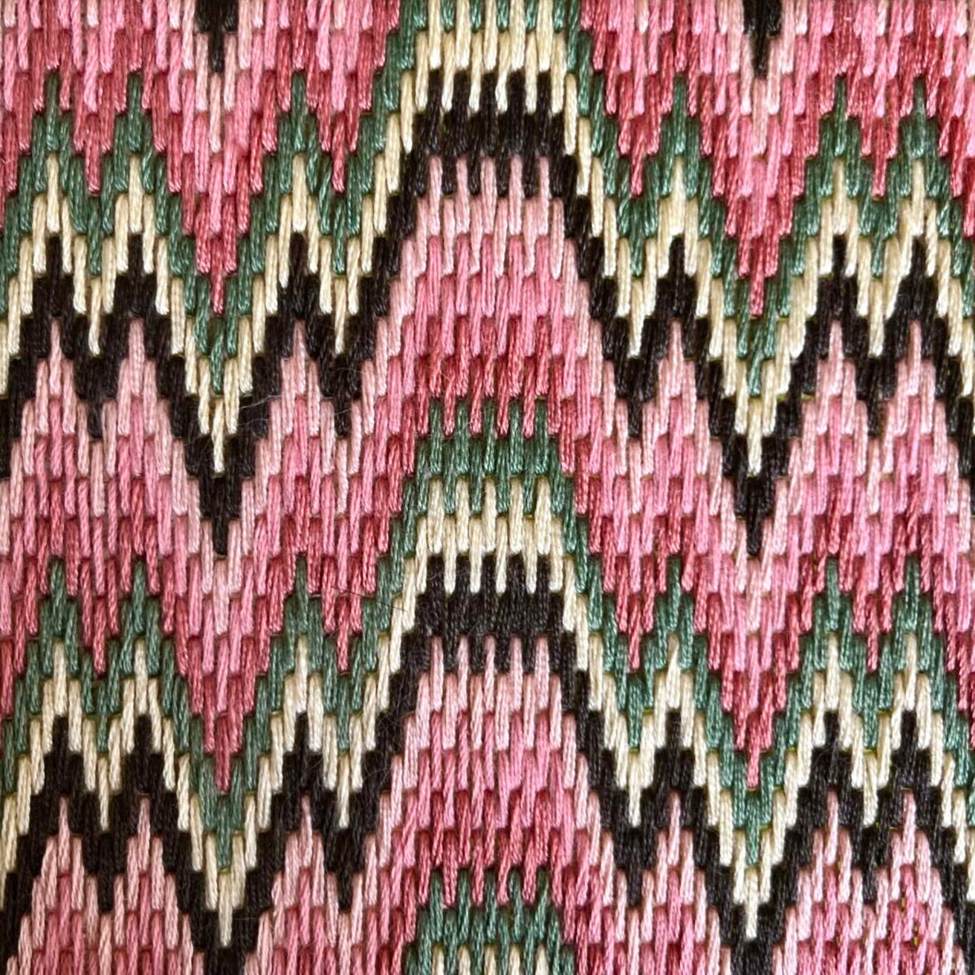 Odette Campbell Stitches Birmingham’s Concrete in Bargello