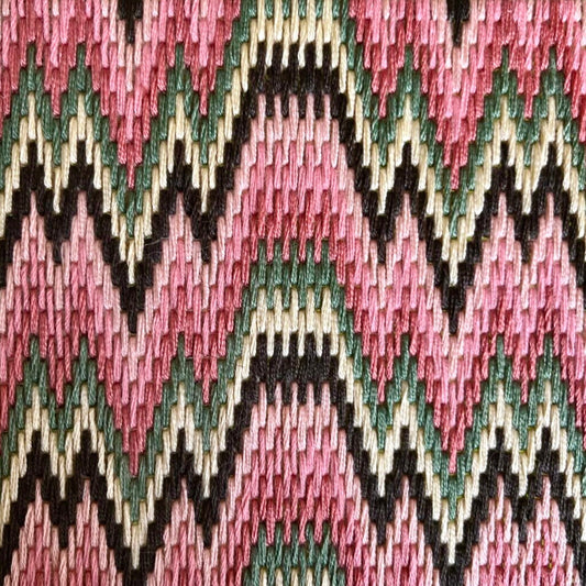 Odette Campbell Stitches Birmingham’s Concrete in Bargello
