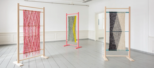 WOOL TWINED INTO ABSTRACT ART