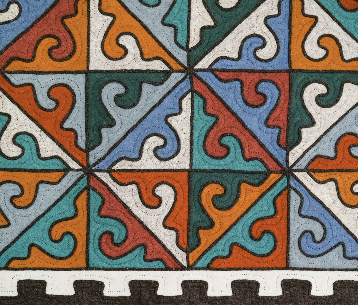 Tumar Pattern TUMAR: preserving the felting traditions of Kyrgyzstan – Selvedge Magazine