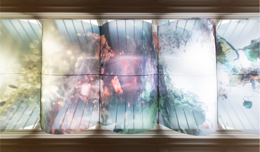 TEXTILE CEILING AT THE NATIONAL GALLERY