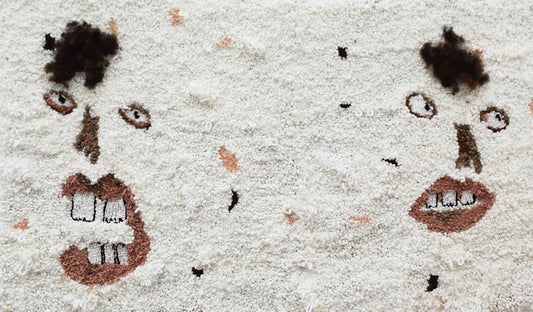 Rug hooking with Anya Paintsil