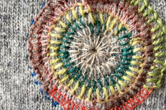 How to do visible mending