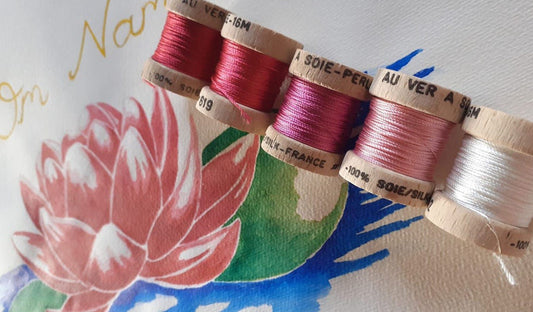 Lotus Flower Embroidery