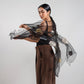 Dotted Patchwork Organza Scarf
