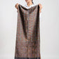 Monsoon Blossoms Kantha Scarf (with indigo-green lining)