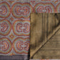 Monsoon Blossoms Kantha Scarf (with indigo-green lining)