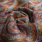 Monsoon Blossoms Kantha Scarf (with indigo-green lining)
