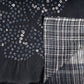 Moonlit Blooms Shibori Scarf (with woven lining on the back)