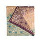Peacock Paradise Kantha Scarf (With Purple Lining)
