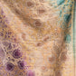 Peacock Paradise Kantha Scarf (With Purple Lining)