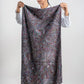 Artisanal Strokes Kantha Scarf (with chocolate-brown lining)