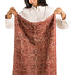 Quatrefoil Kantha Scarf (With Rust Lining)