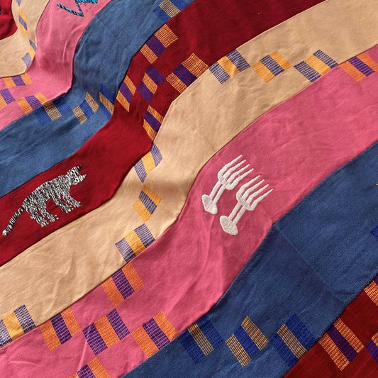 Ghana, Volta Region, Agbozume Kente Weavers