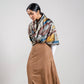 Artisanal "Kandinsky" Scarf   (with pashmina lining)