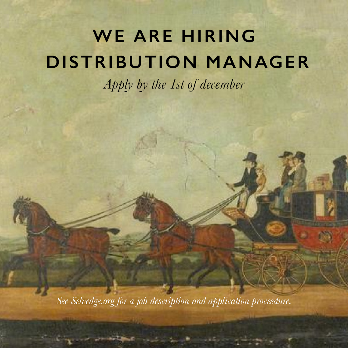 JOIN OUR TEAM: Freelance Distribution Manager (Part-Time)