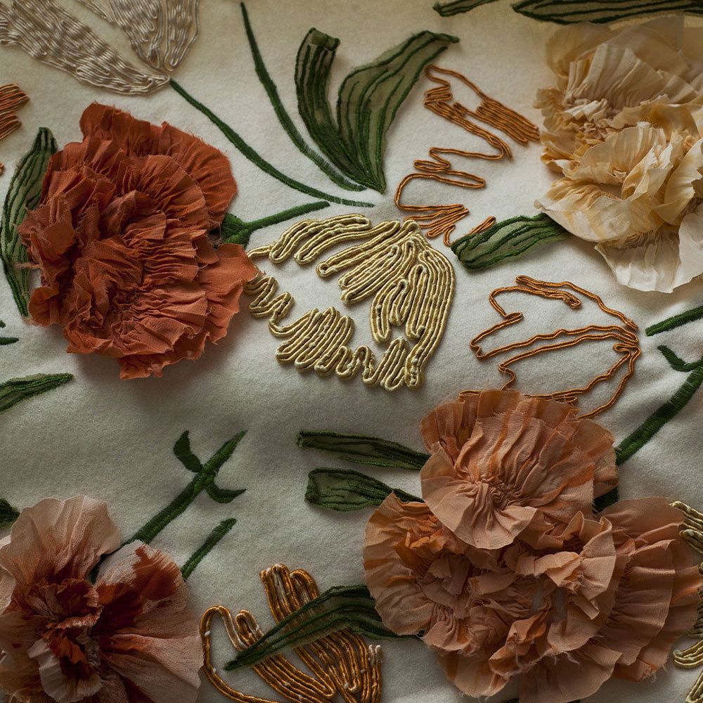 Saturday 9 & 16 May 2026, 2 - 5pm BST: Embroidering Tulips and Carnations with Lora Avedian