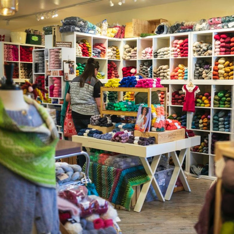 USA, Montana, Billings, Yarn Bar