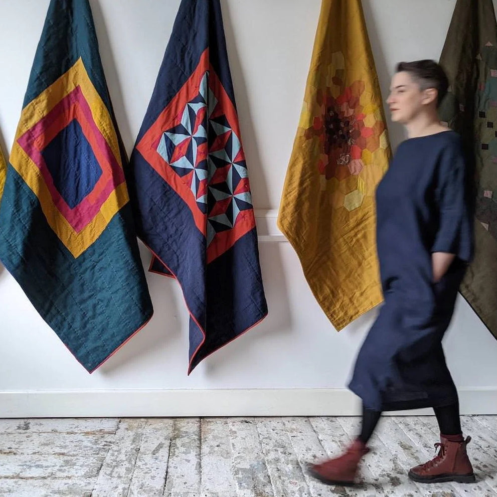 Wednesday 23 September, 6­-7.30 p.m.: Talk, Log Cabin Quilt Blocks, Catherine-Marie Longtin in Conversation