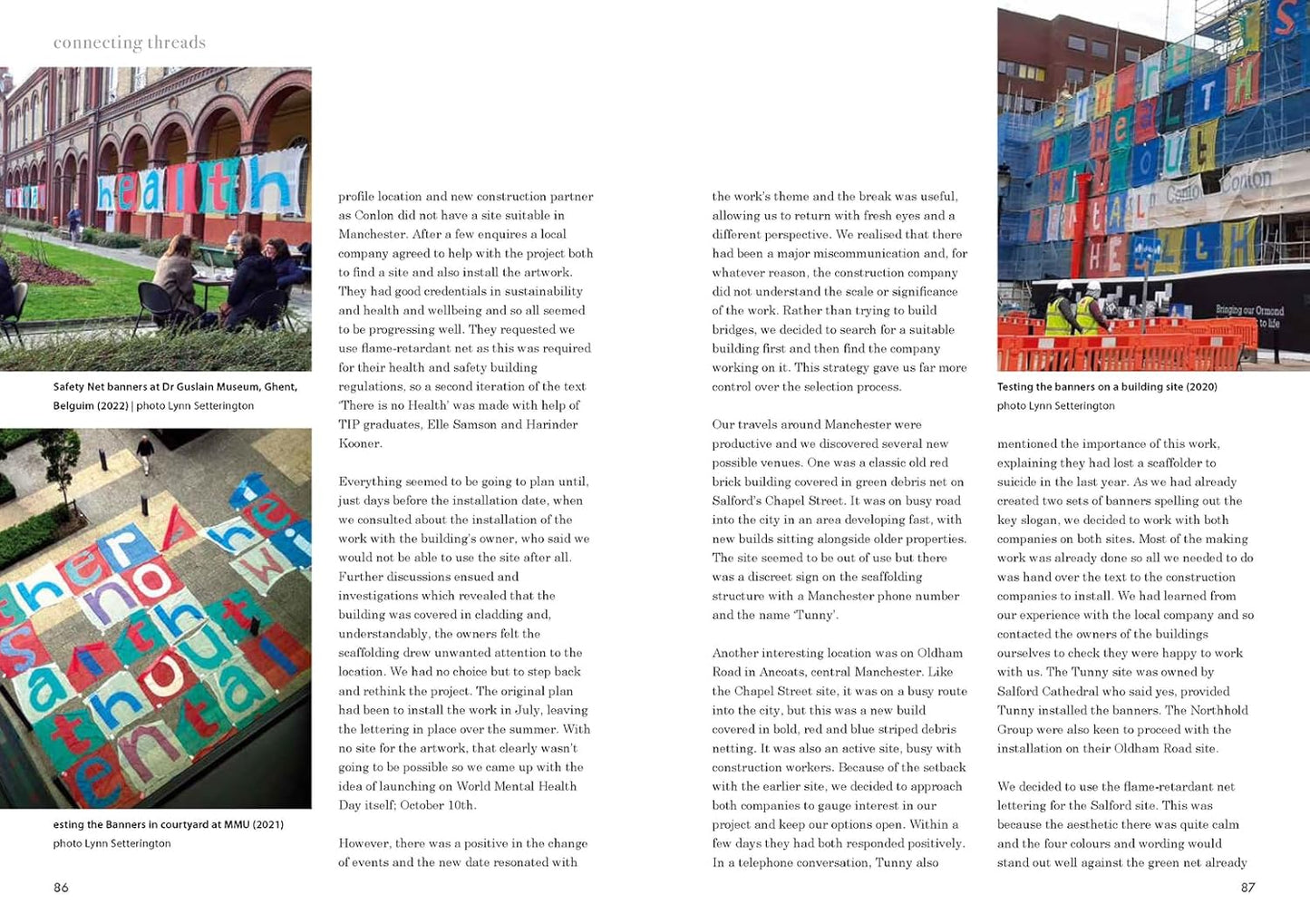 Connected Threads: Tactile Social History, Lynn Setterington
