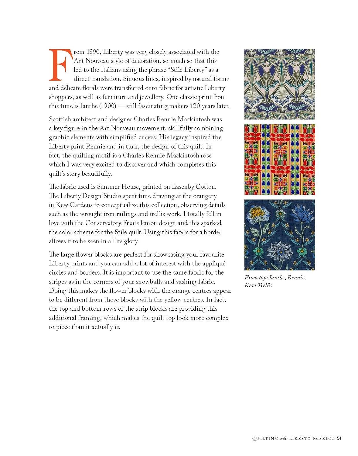 Quilting with Liberty Fabrics: 15 quilts celebrating 145 years in fabric