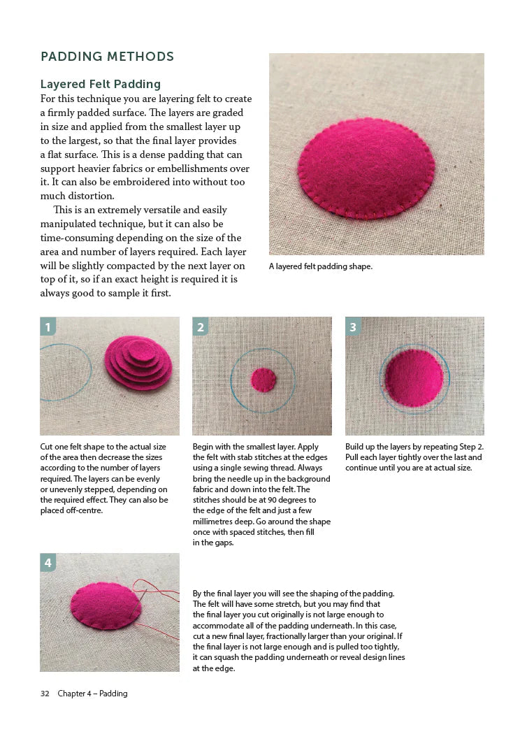 Raised Embroidery: Techniques and Projects, Rachel Doyle