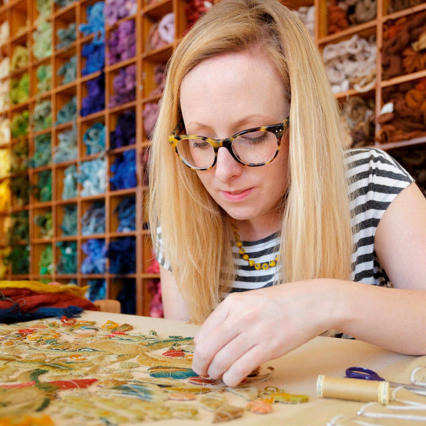 Wednesday 30 September, 11-4.30 p.m.: Tour and Workshop with the Royal School of Needlework