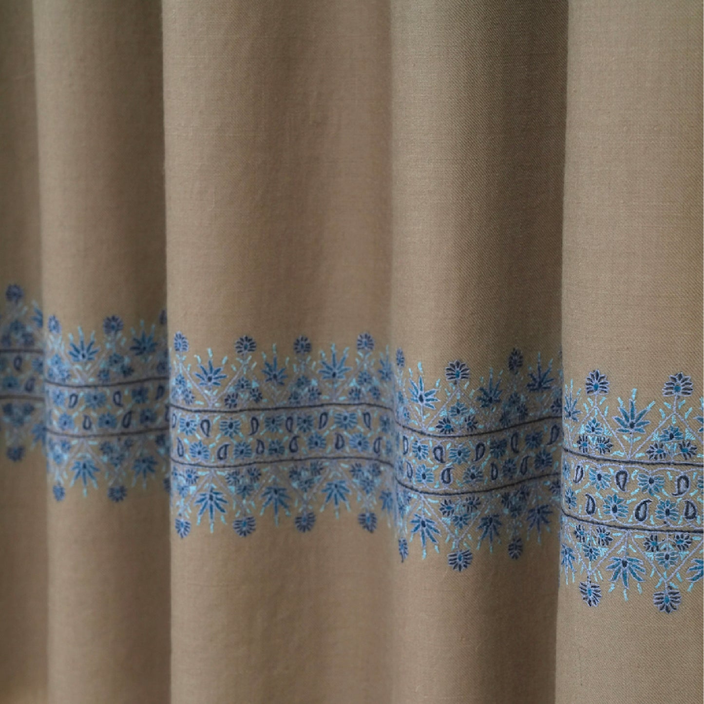 India, Kashmir Loom, Arzu Dordar Stone Shawl
