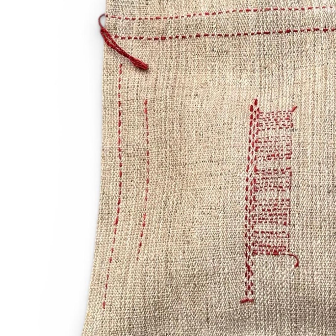 Bhutan, Colours of Bhutan, Nettle Tote (Madder on Natural)