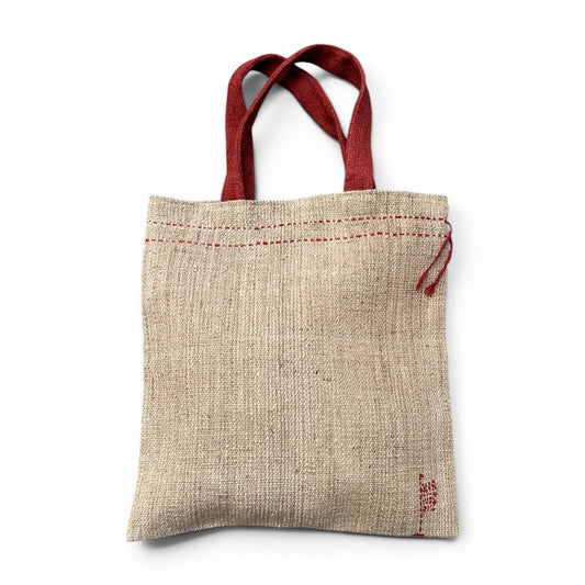 Bhutan, Colours of Bhutan, Nettle Tote (Madder on Natural)