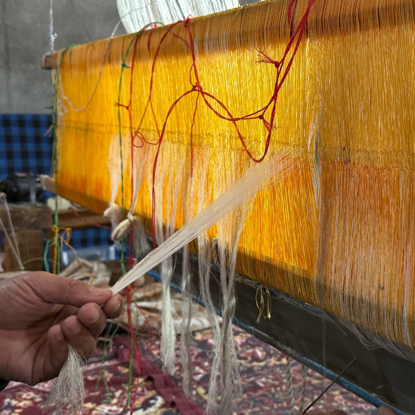 India, Kashmir Loom, Handwoven Pashmina Shawls