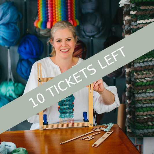Thursday 24 September, 10:30-4 p.m.: Workshop, Weaving Texture on a Frame Loom with Cassandra Sabo