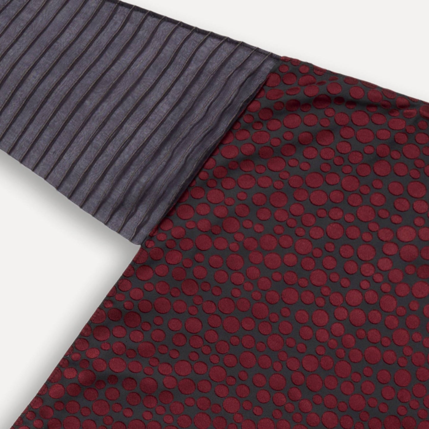 Turkey, Gönül Paksoy, Crimson Mosaic Silk Dress