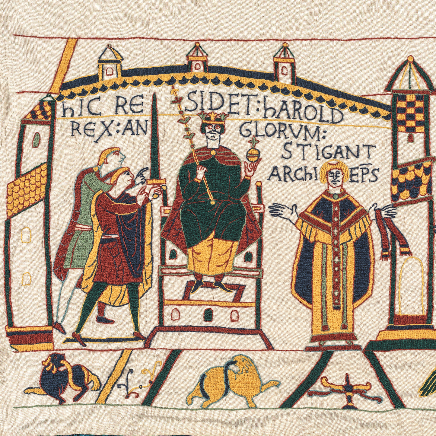How to stitch King Harold's coronation