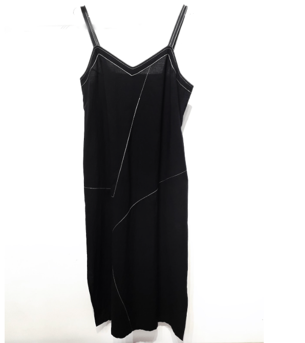 Soham Dave, Light Spaghetti Dress Black
