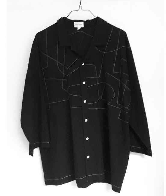 Soham Dave, M Light Shapes Unisex Shirt Black