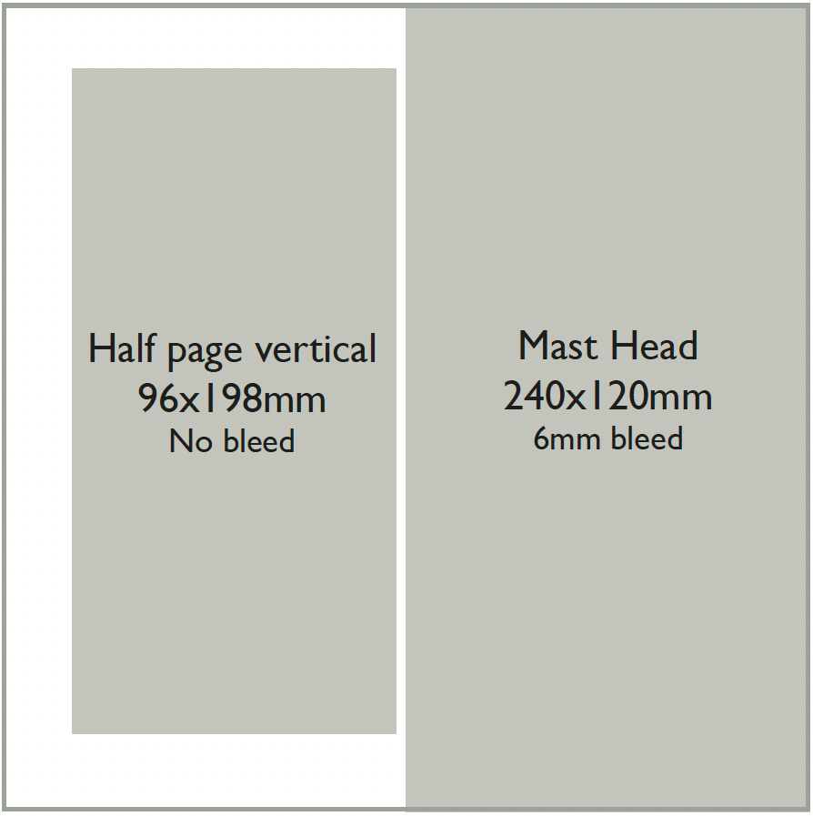 Half Page Vertical & Mast Head