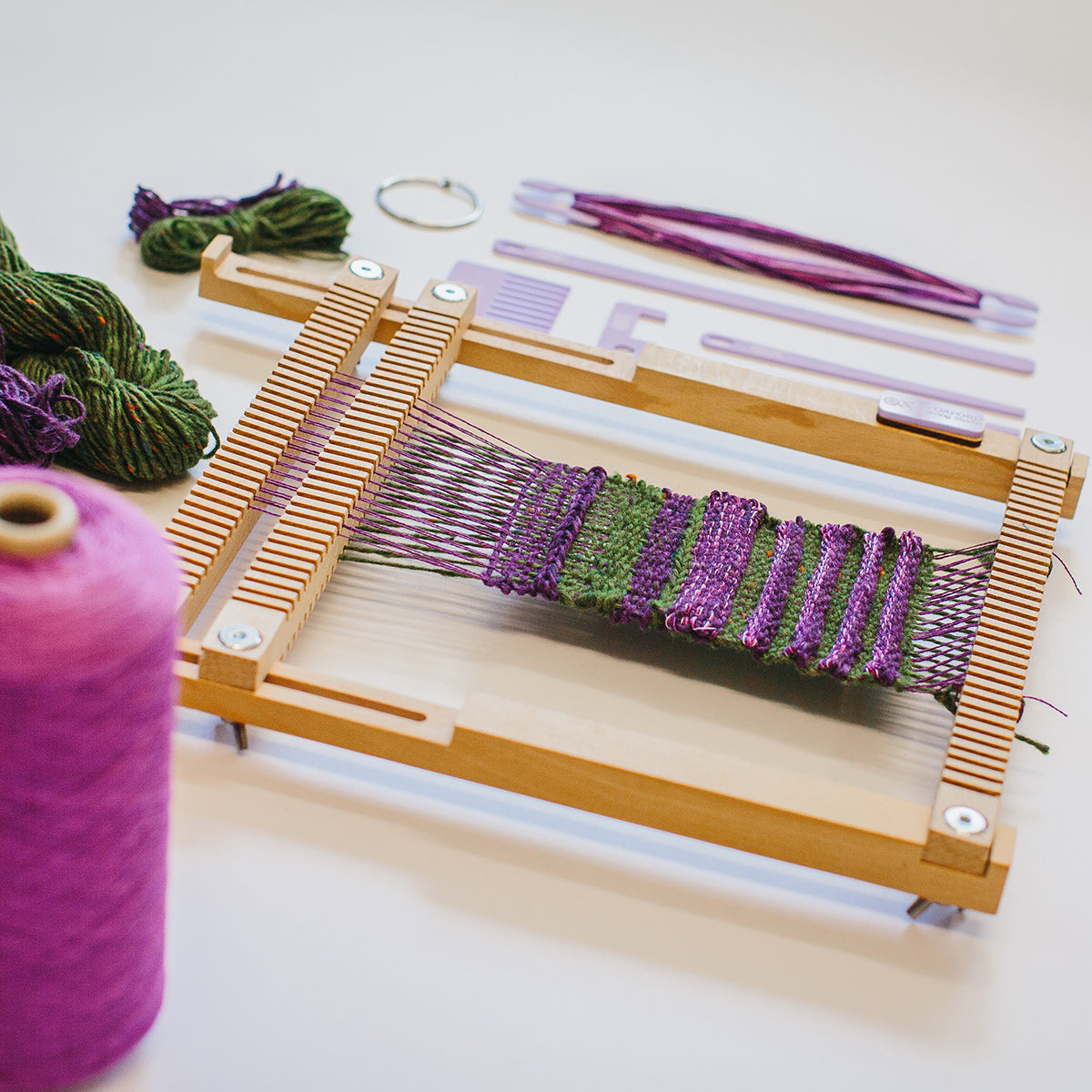 Thursday 24 September, 10:30-4 p.m.: Workshop, Weaving Texture on a Frame Loom with Cassandra Sabo