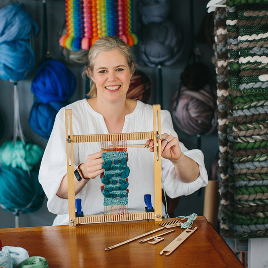 Thursday 24 September, 10:30-4 p.m.: Workshop, Weaving Texture on a Frame Loom with Cassandra Sabo