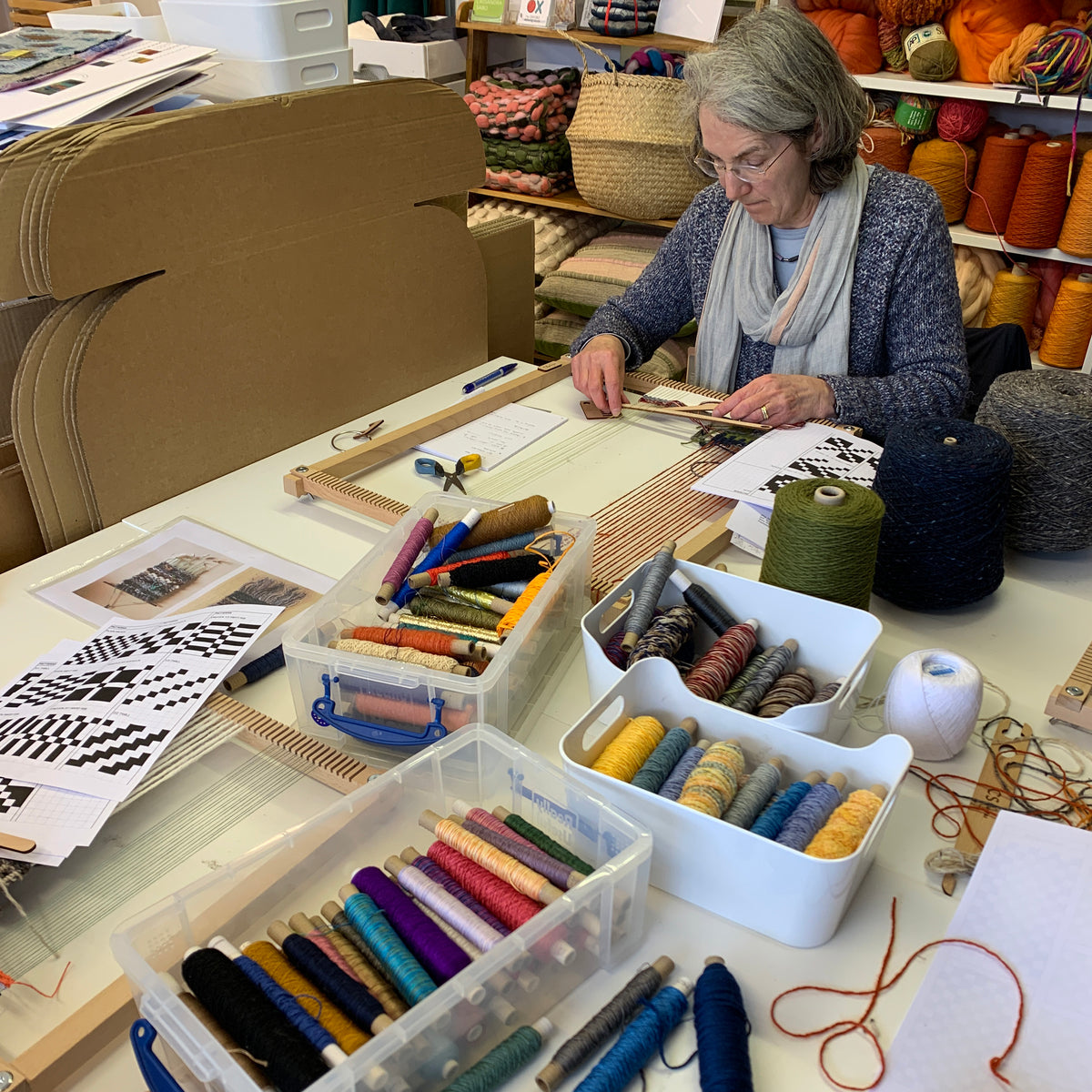 Thursday 24 September, 10:30-4 p.m.: Workshop, Weaving Texture on a Frame Loom with Cassandra Sabo