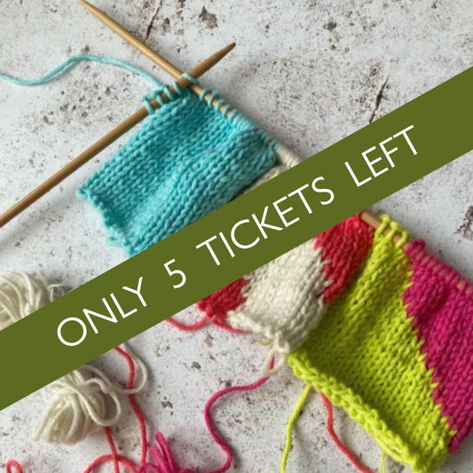 Saturday 13 September, 10:30 - 1:30pm: Workshops, Colourwork Knitting with Claire Montgomerie - Textile Weekender at City Lit Art School