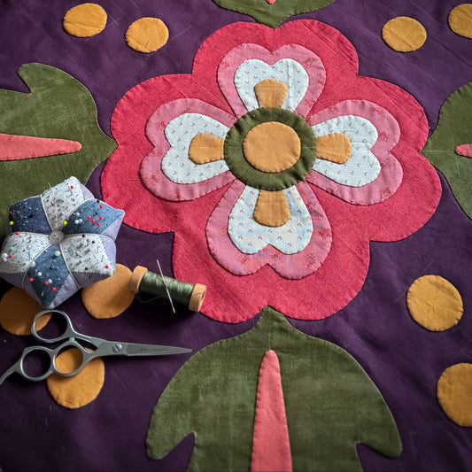 Tuesday 22 September, 10 - 5 p.m.: Workshop: Needle Turn Appliqué with Yasmeen Branton, Sand and Stars