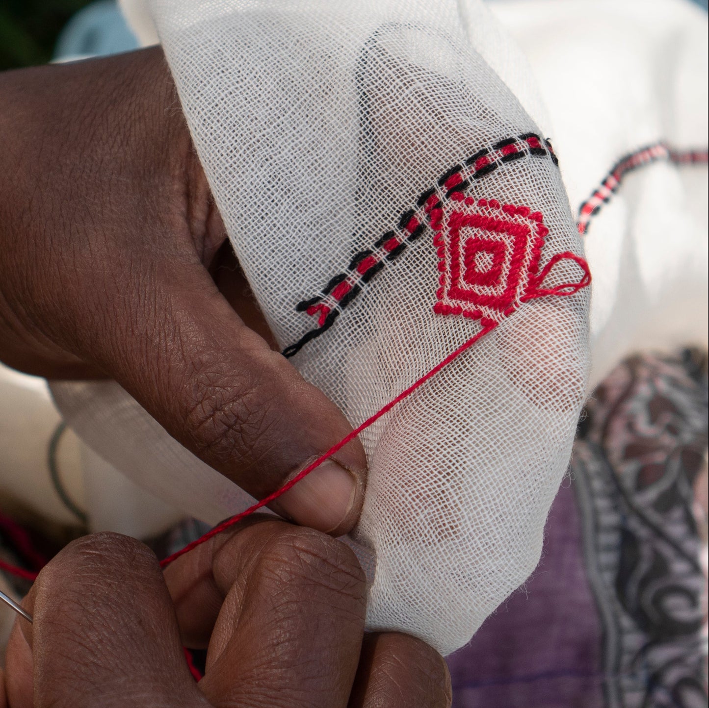 Sunday 20 September, 10.30-12 p.m. BST: Online Talk, Screening & Demonstration, The Art of the Toda: Thread and Touch with Coonoor & Co