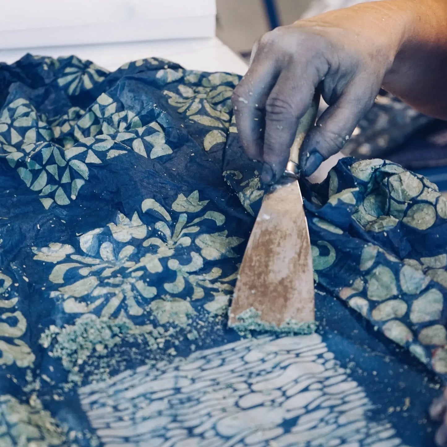 Wednesday 3 June 2026, 2 - 5pm BST: Meet Yiran Duan (Soy Paste Resist Indigo Dyeing)