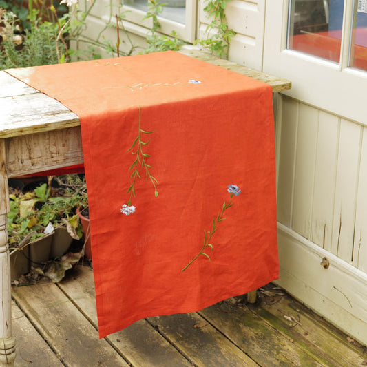 Win a Lora Avedian Embroidered Table Runner