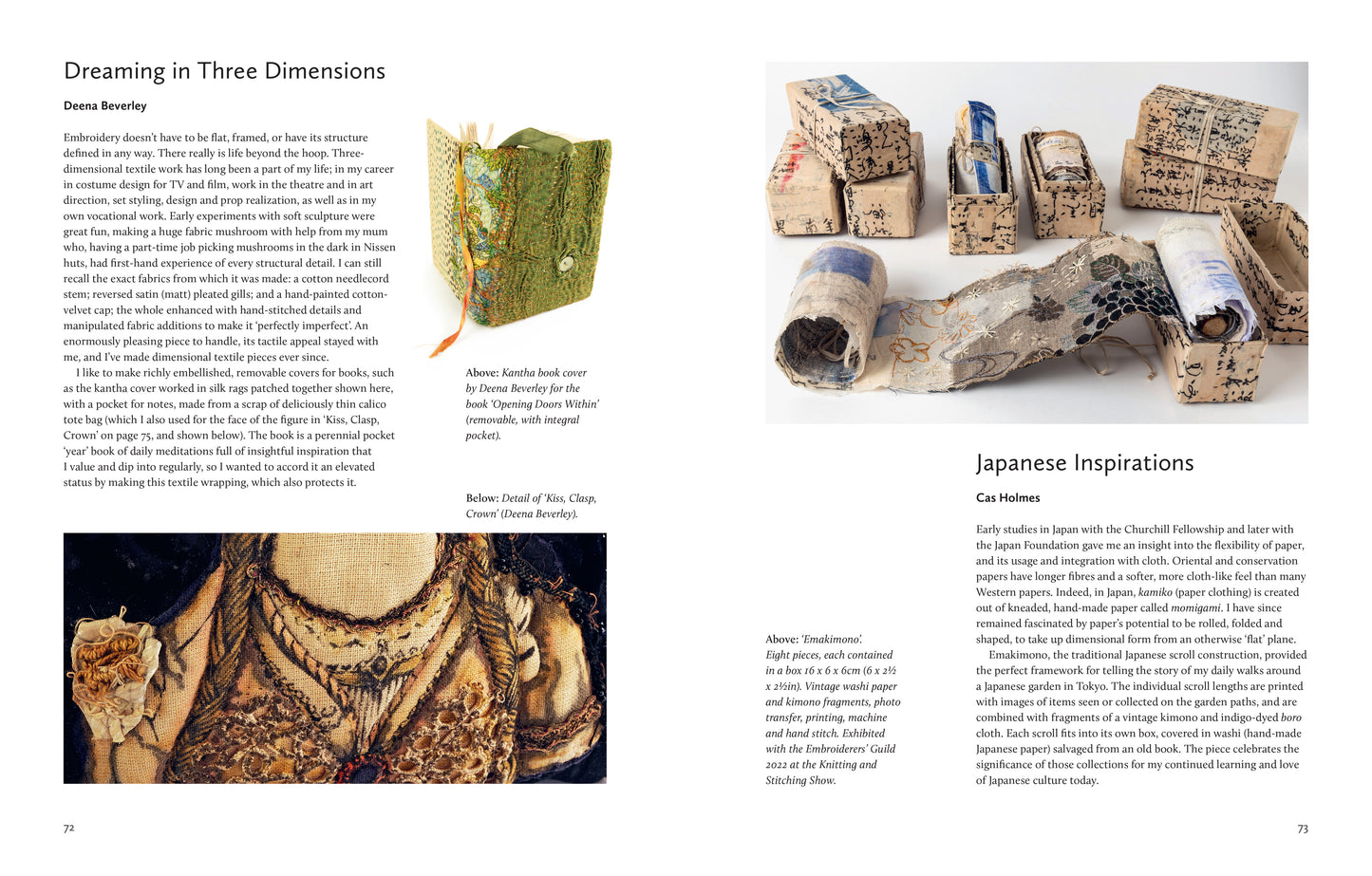Soulful Stitch: Finding Creativity in Crisis, Cas Holmes and Deena Beverley