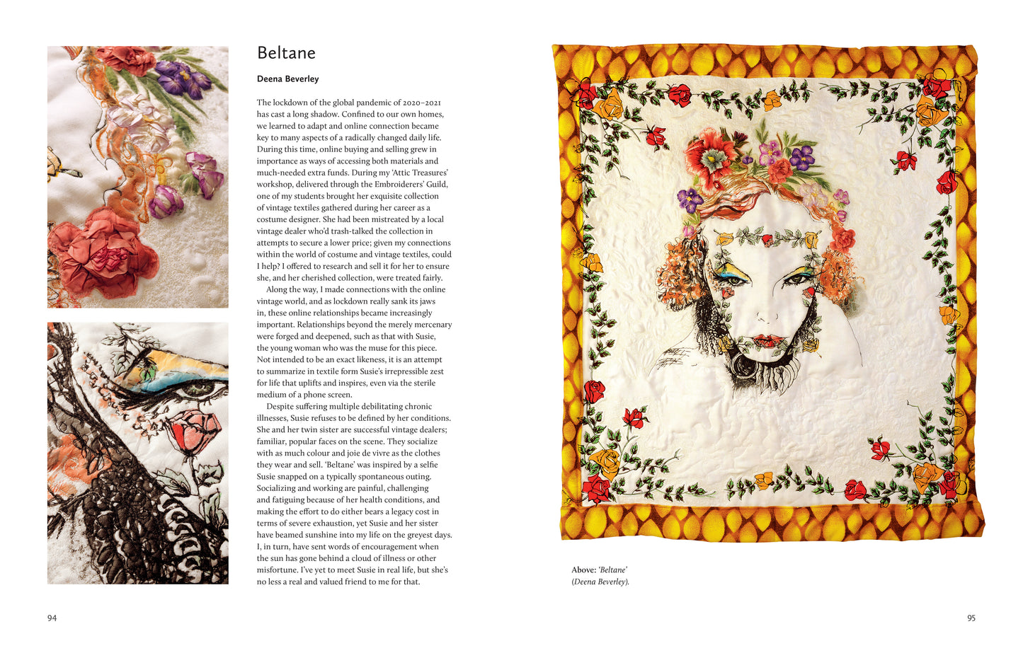 Soulful Stitch: Finding Creativity in Crisis, Cas Holmes and Deena Beverley