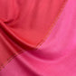 India, Kashmir Loom, Fifty-Fifty Raspberry Shawl